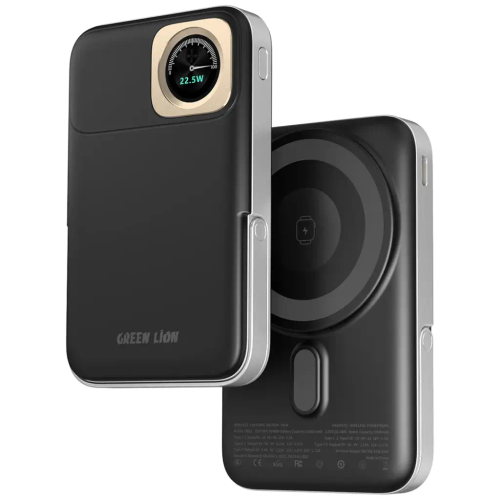 پاوربانک گرین لاین GREEN LION VOLT GAUGE با ظرفیت 10000 میلی آمپر ساعت