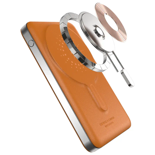 پاوربانک مگسیف لولو LEVELO MARBELLA با روکش چرم و ظرفیت 10000 میلی آمپر ساعت